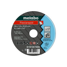 Відрізний круг Metabo Flexiarapid TF 41 Inox 125х1х22.23 мм