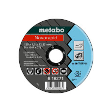 Відрізне коло Metabo Novorapid Inox 125х1х22.23 мм TF 41
