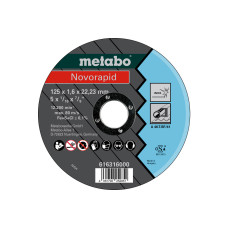 Відрізний круг Metabo Novorapid TF 41 Inox 125х1.6х22.23 мм