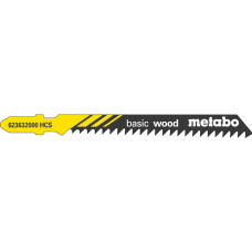 Лобзикове полотно Metabo Basic Wood 74х3х1.25 мм, T 111 C, 5 шт