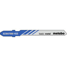 Лобзикове полотно Metabo Basic Metal 51х1.2х1 мм, T 218 A, 5 шт