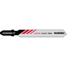 Лобзикове полотно Metabo Carbide Expert Inox 57х1.4х1 мм, T 118 EHM, 3 шт