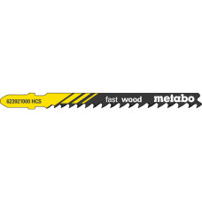 Лобзикове полотно Metabo Fast Wood 74х-4-5.2х1.25 мм, T 144 D, 5 шт