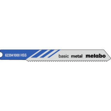 Лобзикове полотно Metabo Basic Metal 52х1.2х0.8 мм, U 118 A, 5 шт