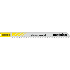 Лобзикове полотно Metabo Clean Wood 82х2.5х1.25 мм, U 101 B, 5 шт