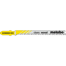 Лобзикове полотно Metabo Clean Wood 74х2.7х1.5 мм, T 101 B, 5 шт