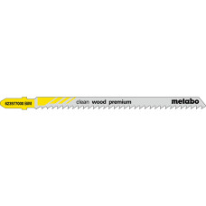Лобзикове полотно Metabo Clean Wood Premium 105х3х1.5 мм, T 301 CLF, 5 шт