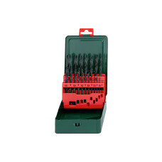 Набір свердел по металу Metabo HSS-R SP, 19 шт