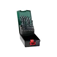 Набір свердел по металу HSS-R Metabo 1-13 мм, 25 шт