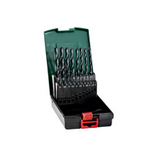 Набір свердел по металу HSS-R Metabo 1-10 мм, 19 шт