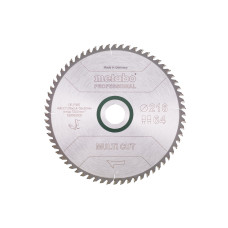 Пиляльний диск Metabo Multi Cut Professional 216х30 мм, Z64 FZ/TZ, 10°