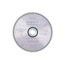 Пиляльний диск Metabo Multi Cut Professional 254х30 мм, Z80 FZ/TZ, 5°