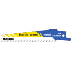 Шабельне полотно Metabo Flexible Wood and Metal 100х4х0.9 мм, S 511 DF, 5 шт