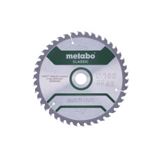Пиляльний диск Metabo Multi Cut Classic 165x20 мм, Z42 FZ/TZ 5° у картоні