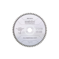 Пиляльний диск Metabo Aluminium Cut Professional 216х30 мм, Z58 FZ/TZ 5° NEG