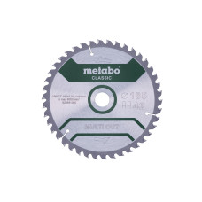 Пиляльний диск Metabo Multi Cut Classic 165x20 мм, Z42 FZ/TZ 5° у блістері