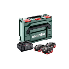 Базовий комплект Metabo LiHD 18 В 5,5 Ah, 3 шт, з/п ASC 145, в MetaBOX 145