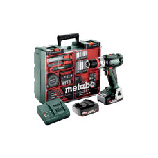 Акумуляторний дриль-шуруповерт Metabo BS 18 L Quick Set, 2 акб 18 В Li-Power 2.0 Ah, з/п, кейс
