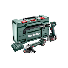 Набір акумуляторного інструменту Metabo Combo Set 2.4.1, 2 акб 4.0 Ah, з/п, кейс metaBOX 165 L