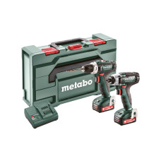 Набір акумуляторних інструментів Metabo Combo Set 2.7.1 12 V, 2 акб 18 В Li-Power 2.0 Ah, з/п, кейс