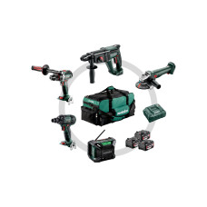 Набір акумуляторних інструментів Metabo Combo 5.2, 3 акб 18 В Li-Power 4.0 Ah, з/п, сумка