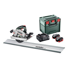 Акумуляторна дискова пила Metabo KS 18 LTX 66 BL, 2 акб 18 В LiHD 8.0 Ah, з/п, кейс, напрямна шина