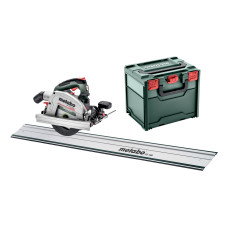 Акумуляторна ручна дискова пилка Metabo KS 18 LTX 66 BL Set, без акб в кейсі  з напрямною шиною
