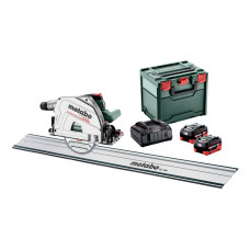 Акумуляторна заглибна циркулярна пилка Metabo KT 18 LTX 66 BL Set, 2 акб 18 В LiHD 8.0 Ah, з/п, кейс, напрямна шина