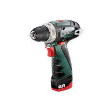 Акумуляторний дриль-шуруповерт Metabo PowerMaxx BS Basic, 2 акб 12 В Li-Power 2.0 Ah, з/п