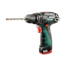 Акумуляторний ударний дриль Metabo PowerMaxx SB, 2 акб 10,8 В Li-Power 2.0 Ah, з/п, кейс