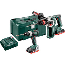 Набір акумуляторних інструментів Metabo Combo Set 2.3.7 18 V, 2 акб 18 В LiHD 4.0 Ah, з/п, кейс