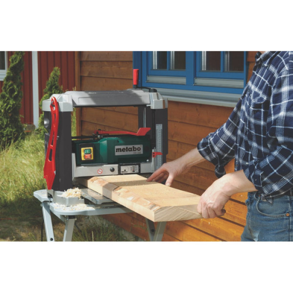 Рейсмусовий верстат Metabo DH 330 з роликовою підставкою Metabo RS 420