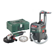 Угловая шлифмашина Metabo WE 15-125 HD GED с пылесосом ASR 35 M ACP