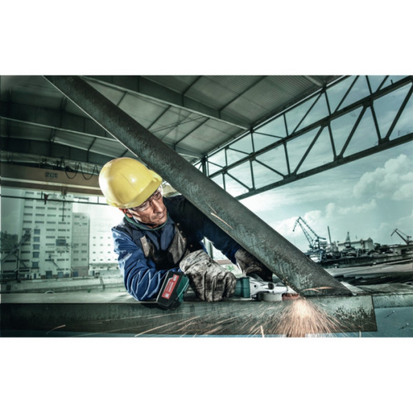 Акумуляторна болгарка Metabo WF 18 LTX 125, 2 акб  5.5 Ah, з/п, в кейсі