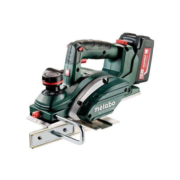 Акумуляторний рубанок Metabo HO 18 LTX 20-82, 2 акб 18 В 4 Ah, з/п, в MetaLoc