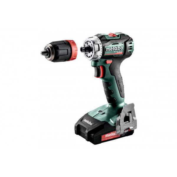 Акумуляторний дриль-шуруповерт Metabo BS 18 L BL Q, 2 акб 18 В Li-Power 2.0 Ah, з/п, кейс