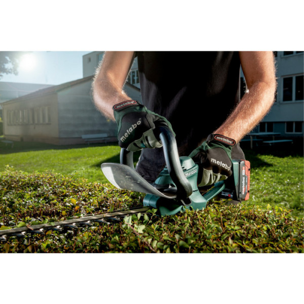 Акумуляторний кущоріз Metabo AHS 18-55 V, 2 акб 18 В LiHD 4.0 Ah, з/п