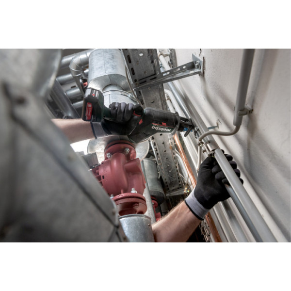 Акумуляторна шабельна пила Metabo POWERMAXX SSE 12 BL, 2 акб 4.0 Ah, з/п, у кофрі