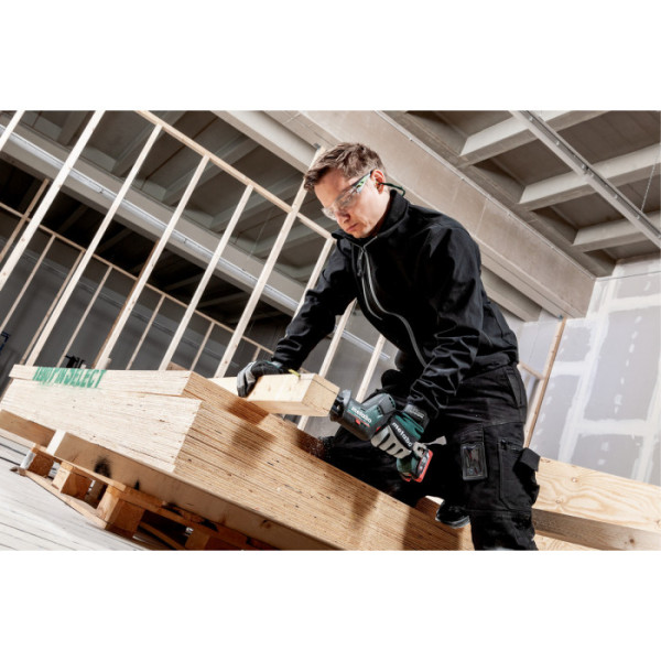 Акумуляторна шабельна пила Metabo POWERMAXX SSE 12 BL, 2 акб 4.0 Ah, з/п, у кофрі