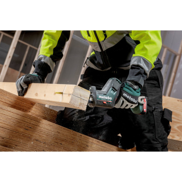 Акумуляторна шабельна пила Metabo POWERMAXX SSE 12 BL, 2 акб 4.0 Ah, з/п, у кофрі