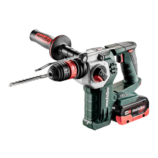 Акумуляторний перфоратор Metabo KHA 18 LTX BL 24 QUICK SET ISA, 2 акб 5.5 Ah, 1 акб 4.0 Ah, з/п