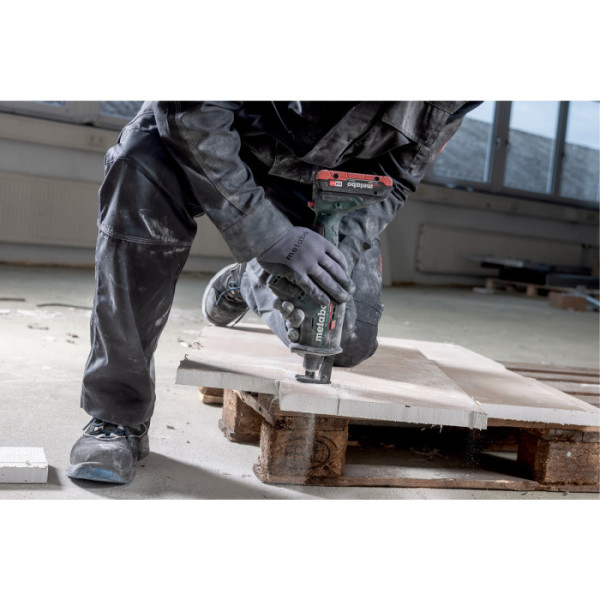 Акумуляторна шабельна пилк Metabo SSE 18 LTX BL COMPACT, 2 акб 18 В Li-Power 2.0 Ah, з/п, кейс