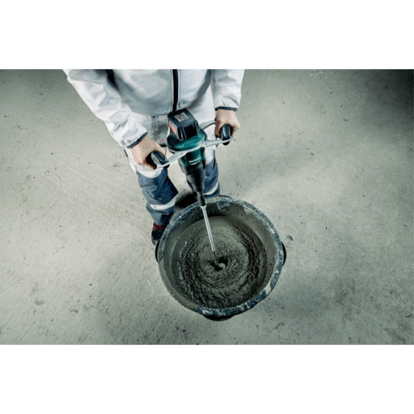 Акумуляторний міксер Metabo RW 18 LTX 120, 2 акб 18 В Li-Power 5.2 Ah, з/п ASC 55, у картонній коробці