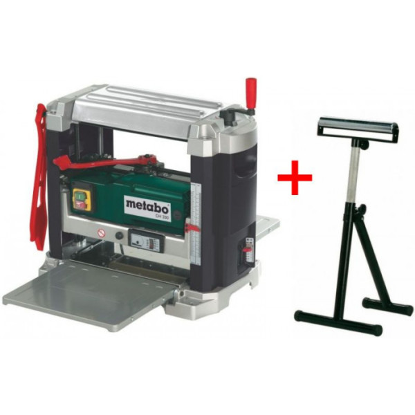 Рейсмусовий верстат Metabo DH 330 з роликовою підставкою Metabo RS 420