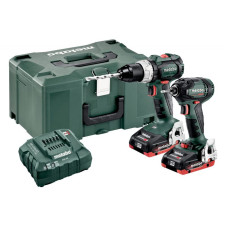 Набір акумуляторних інструментів Metabo Combo Set 2.1.12 18 V, 2 акб 18 В LiHD 4.0 Ah, з/п, кейс MetaBox 145 L