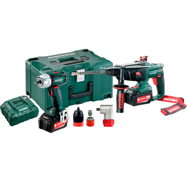 Набір інструментів Metabo Combo Set 2.3.3 18 V, 2 акб 18 В Li-Power 4.0 Ah, з/п, кейс