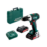 Акумуляторний дриль-шуруповерт Metabo BS 18 LT, 2 акб 18 В Li-Power 2.0 Ah, з/п, кейс