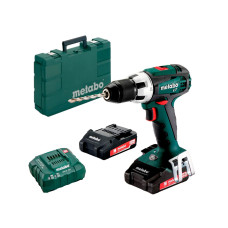 Акумуляторний дриль-шуруповерт Metabo BS 18 LT, 2 акб 18 В Li-Power 2.0 Ah, з/п, кейс