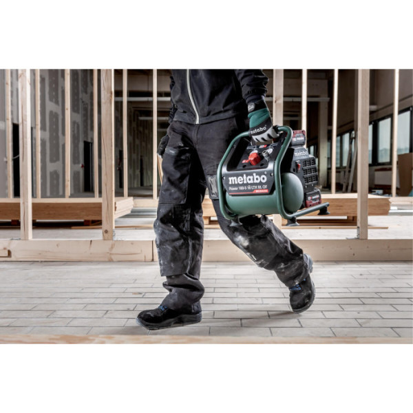 Акумуляторний компресор Metabo Power 160-5 18 LTX BL OF, без акб і з/п