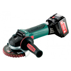 Акумуляторна болгарка Metabo W 18 LTX 125 Quick Inox, 2 акб 5.2 Ah, з/п, у металевому ящику